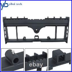 4000lb Heavy-Duty W Receiver Hitch & Spear Sleeves Skid Steer Pallet Fork Frame