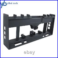 4000lb Heavy-Duty W Receiver Hitch & Spear Sleeves Skid Steer Pallet Fork Frame
