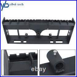 4000lb Heavy-Duty W Receiver Hitch & Spear Sleeves Skid Steer Pallet Fork Frame