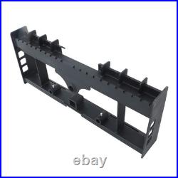 4000lb Heavy-Duty With Receiver Hitch & Spear Sleeves Skid Steer Pallet Fork Frame