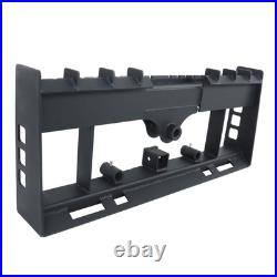 4000lb Heavy-Duty With Receiver Hitch & Spear Sleeves Skid Steer Pallet Fork Frame