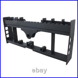 4000lb Heavy-Duty With Receiver Hitch & Spear Sleeves Skid Steer Pallet Fork Frame