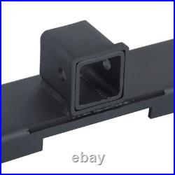 4000lb Heavy-Duty With Receiver Hitch & Spear Sleeves Skid Steer Pallet Fork Frame