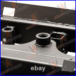 4000lb Skid Steer Pallet Fitk Frame WithReceiver Hitch& Spear Sleeves for Kubota