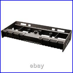 4000lb Skid Steer Pallet Fork Frame & Receiver Hitch withSpear Sleeves fit Kubota