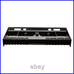 4000lb Skid Steer Pallet Fork Frame & Receiver Hitch withSpear Sleeves fit Kubota