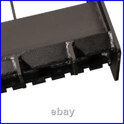 4000lb Skid Steer Pallet Fork Frame & Receiver Hitch withSpear Sleeves fit Kubota