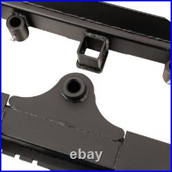 4000lb Skid Steer Pallet Fork Frame & Receiver Hitch withSpear Sleeves fit Kubota