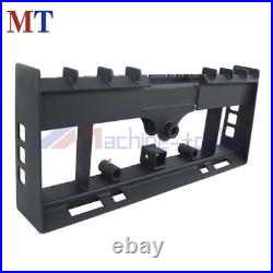 4000lb Skid Steer Pallet Fork Frame With Receiver Hitch & Spear Sleeves For Kubota