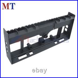 4000lb Skid Steer Pallet Fork Frame With Receiver Hitch & Spear Sleeves For Kubota