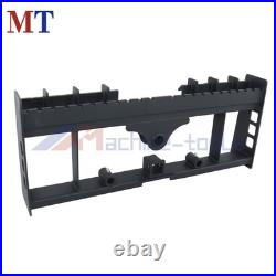 4000lb Skid Steer Pallet Fork Frame With Receiver Hitch & Spear Sleeves For Kubota