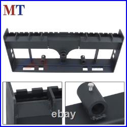 4000lb Skid Steer Pallet Fork Frame With Receiver Hitch & Spear Sleeves For Kubota