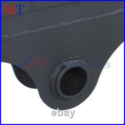 4000lb Skid Steer Pallet Fork Frame With Receiver Hitch & Spear Sleeves For Kubota