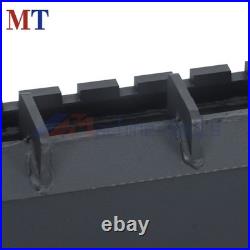 4000lb Skid Steer Pallet Fork Frame With Receiver Hitch & Spear Sleeves For Kubota