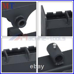 4000lb Skid Steer Pallet Fork Frame With Receiver Hitch & Spear Sleeves For Kubota