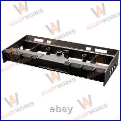 4000lb Skid Steer Pallet Fork Frame With Receiver Hitch Spear Sleeves fits Bobcat