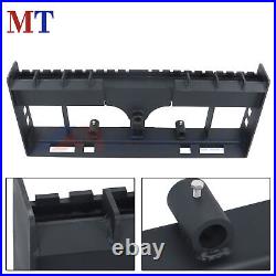 4000lb Skid Steer Pallet Fork Frame With Receiver Hitch & Spear Sleeves for Kubota