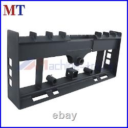4000lb Skid Steer Pallet Fork Frame With Receiver Hitch & Spear Sleeves for Kubota