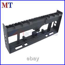 4000lb Skid Steer Pallet Fork Frame With Receiver Hitch & Spear Sleeves for Kubota
