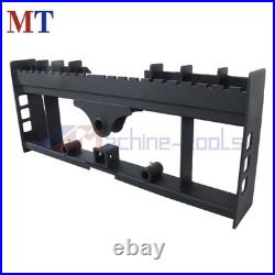 4000lb Skid Steer Pallet Fork Frame With Receiver Hitch & Spear Sleeves for Kubota
