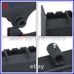 4000lb Skid Steer Pallet Fork Frame With Receiver Hitch & Spear Sleeves for Kubota