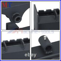 4000lb Skid Steer Pallet Fork Frame With Receiver Hitch & Spear Sleeves for Kubota