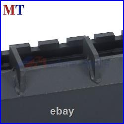 4000lb Skid Steer Pallet Fork Frame With Receiver Hitch & Spear Sleeves for Kubota