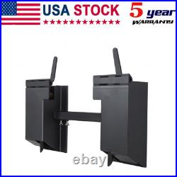 4000lb Skid Steer Quick Tach Conversion Adapter Attach with Adjustable Cross Brace