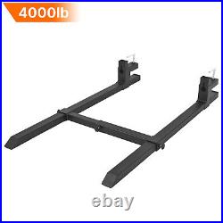 4000lb Tractor Pallet Forks Bucket Clamp On 60 For Skid Steer Loader