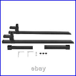 4000lb Tractor Pallet Forks Bucket Clamp On 60 For Skid Steer Loader