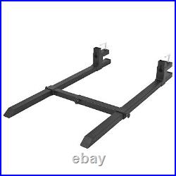 4000lb Tractor Pallet Forks Bucket Clamp On 60 For Skid Steer Loader