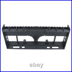 4000lb With Receiver Hitch & Spear Sleeves Skid Steer Heavy-Duty Pallet Fork Frame