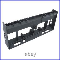 4000lb With Receiver Hitch & Spear Sleeves Skid Steer Heavy-Duty Pallet Fork Frame