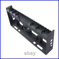 4000lb With Receiver Hitch & Spear Sleeves Skid Steer Heavy-Duty Pallet Fork Frame