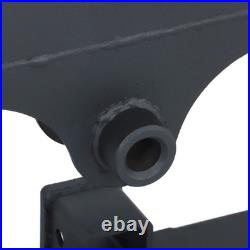4000lb With Receiver Hitch & Spear Sleeves Skid Steer Heavy-Duty Pallet Fork Frame