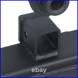 4000lb With Receiver Hitch & Spear Sleeves Skid Steer Heavy-Duty Pallet Fork Frame