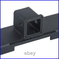 4000lb With Receiver Hitch & Spear Sleeves Skid Steer Heavy-Duty Pallet Fork Frame