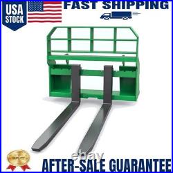 4000lbs Attachments Skid Steer Pallet Fork Frame, 46 Pallet Fork 48 Fork Blade