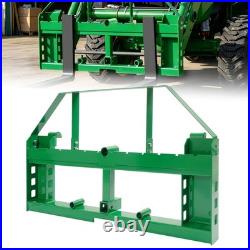 4000lbs Pallet Fork Frame For John Deere Loader Skid Steer For 2 Receiver Hitch