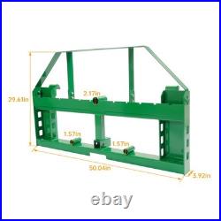 4000lbs Pallet Fork Frame For John Deere Loader Skid Steer For 2 Receiver Hitch