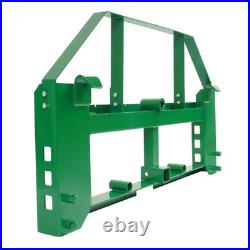 4000lbs Pallet Fork Frame For John Deere Loader Skid Steer For 2 Receiver Hitch