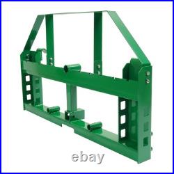 4000lbs Pallet Fork Frame For John Deere Loader Skid Steer For 2 Receiver Hitch