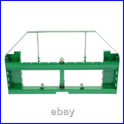 4000lbs Pallet Fork Frame For John Deere Loader Skid Steer For 2 Receiver Hitch
