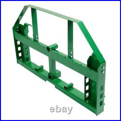 4000lbs Pallet Fork Frame For John Deere Loader Skid Steer For 2 Receiver Hitch