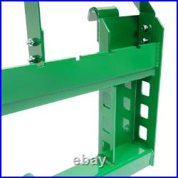 4000lbs Pallet Fork Frame For John Deere Loader Skid Steer For 2 Receiver Hitch