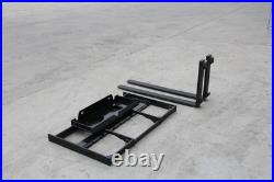 40 Skid Steer Pallet Fork Frame With 37 Blades Quick Attach 4000lbs