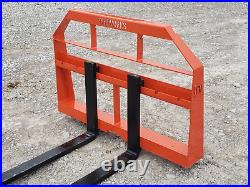 42 2200 Pound Pallet Forks Fits Kubota Kioti Tractor Quick Attach $199 Shipping