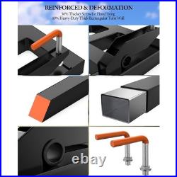 42 Clamp-On Pallet Forks With 5 Tines 2500LB Tractor Loader Skid Steer Heavy Duty