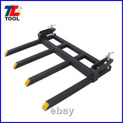 42 Clamp on Debris Fork Universal 2500lbs for Loader Bucket Skid Steer Tractor