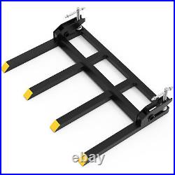 42 Clamp on Heavy Debris Fork for Tractor Skid Steer Buckets Universal 2500lbs